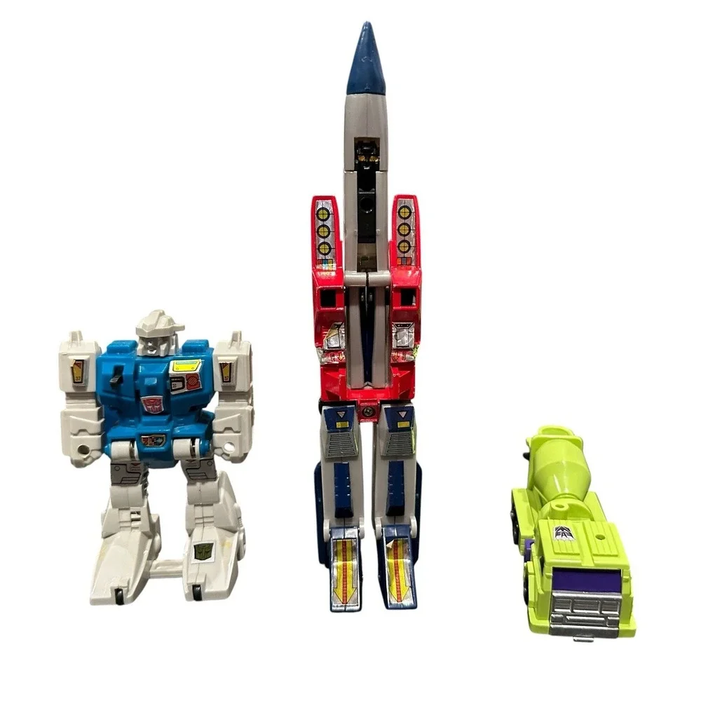 Starscream Transformers G1 Fighter Jet‎ Seekers Mixmaster Twin Twist Hasbro Lot